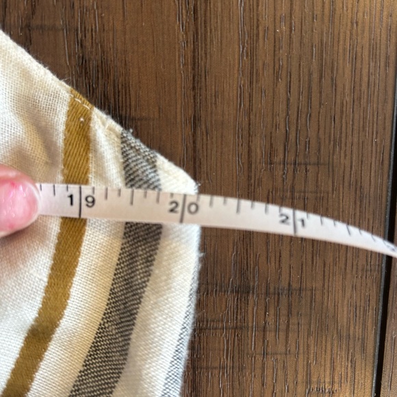 Striped V-neck Sleeveless Jumpsuit, Elasticized Waistband, Wide Leg - Picture 7 of 8